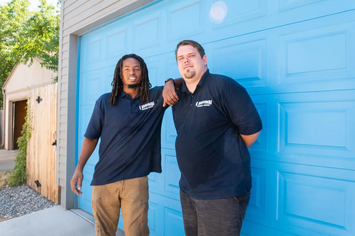 G Brothers Garage Doors technicians in Lakewood, Colorado