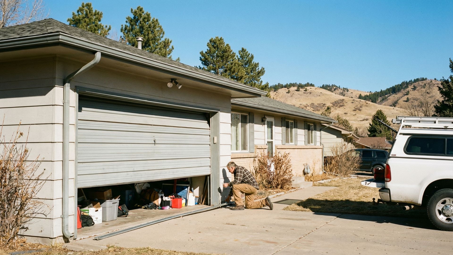 Garage door on a Northglenn, Colorado home