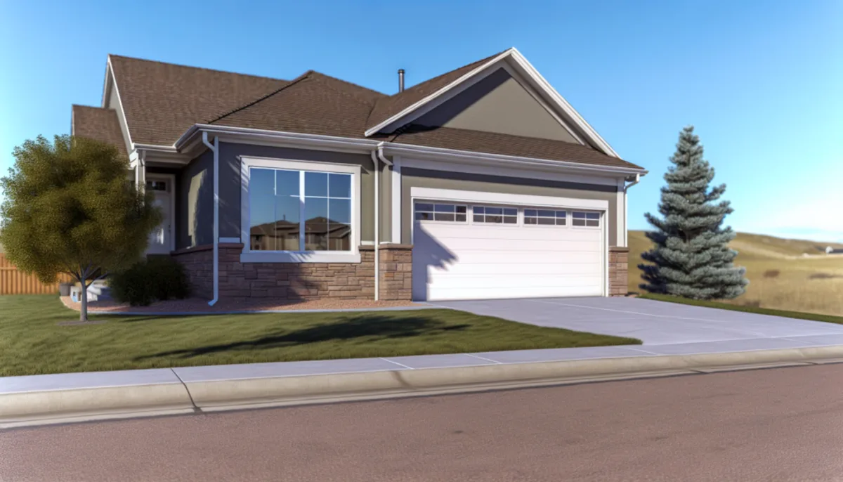 An insulated garage door on a Denver-area home