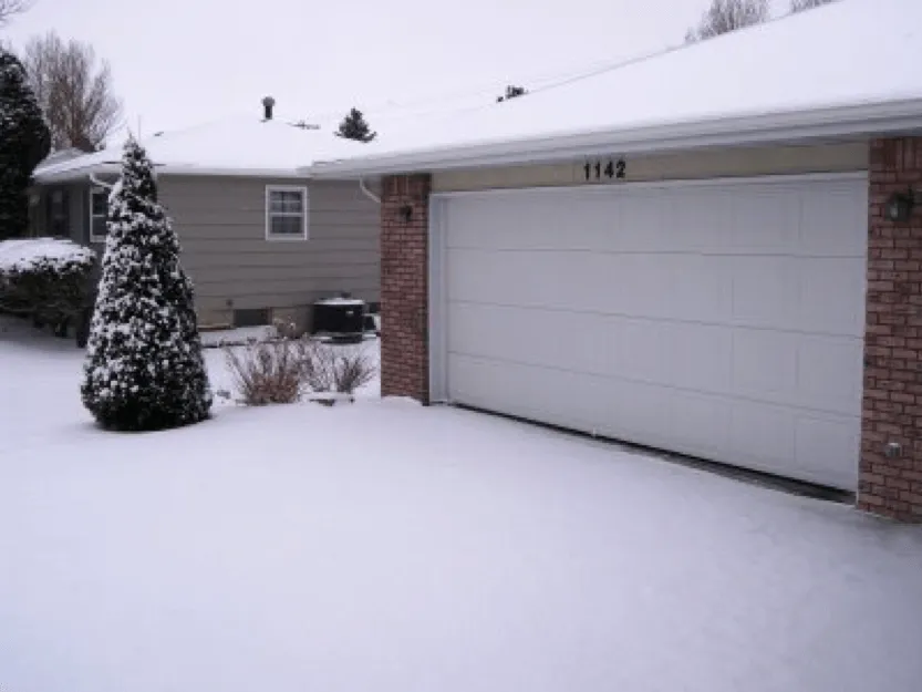How To Keep Garage Door From Freezing To The Ground?
